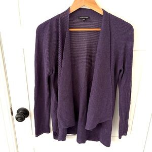 Eileen Fisher Wool Open Cardigan. Size Large.